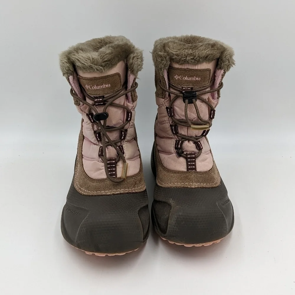 Columbia Lined Winter Snow Boots 3Y Youth